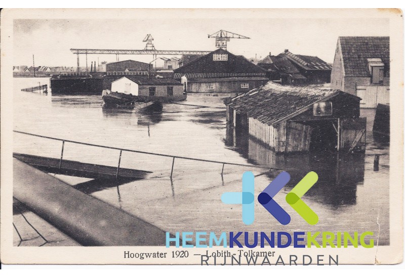 Hoogwater Lobith- Tolkamer 1920 Coll. N.Peperkamp F000005